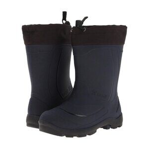 Kamik Kid Size 1 Children's Snow Waterproof Boots Snobuster 1 Navy Blue NWT